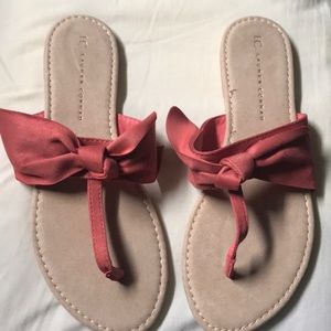 Pink Bow Sandals